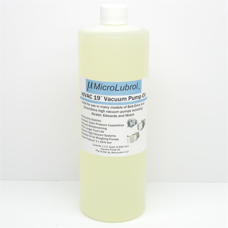 MicroLubrol HIVAC 19 High Vacuum Pump Oil 1 Quart